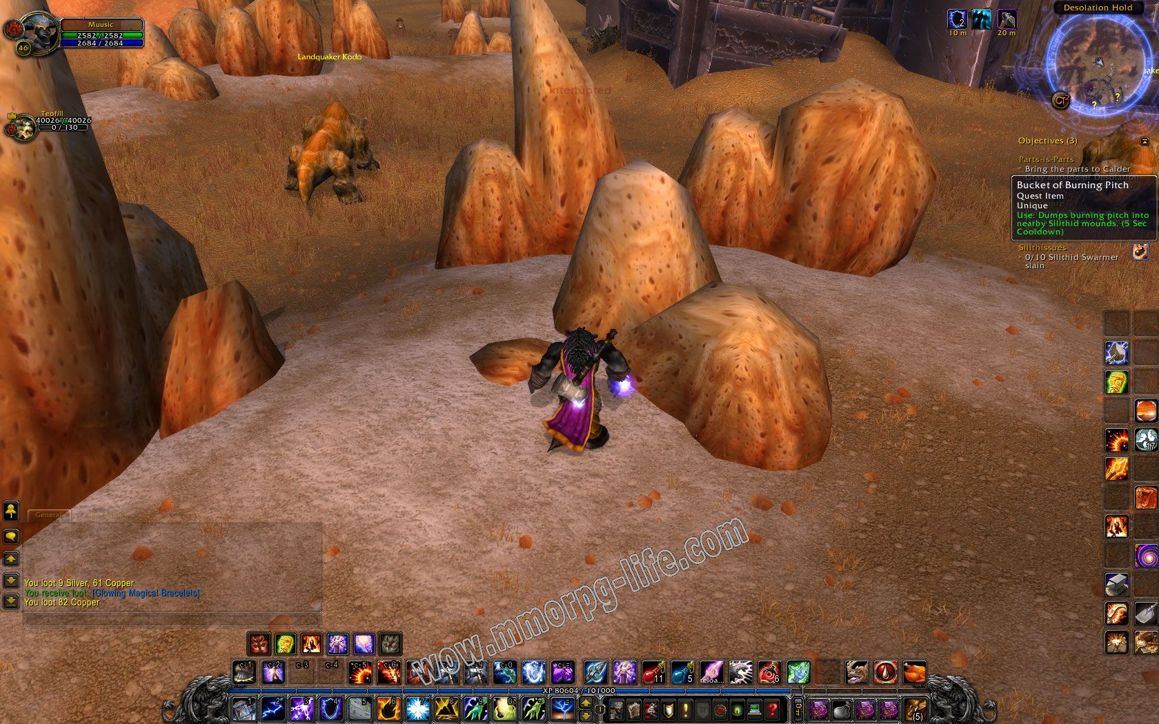 Quest: Silithissues, objective 1, step 1 image 2508 middle size