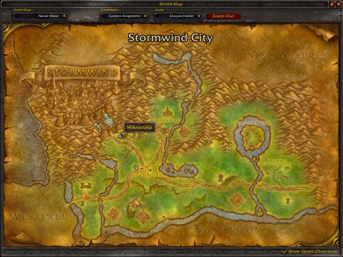 Ironforge Table Location Map