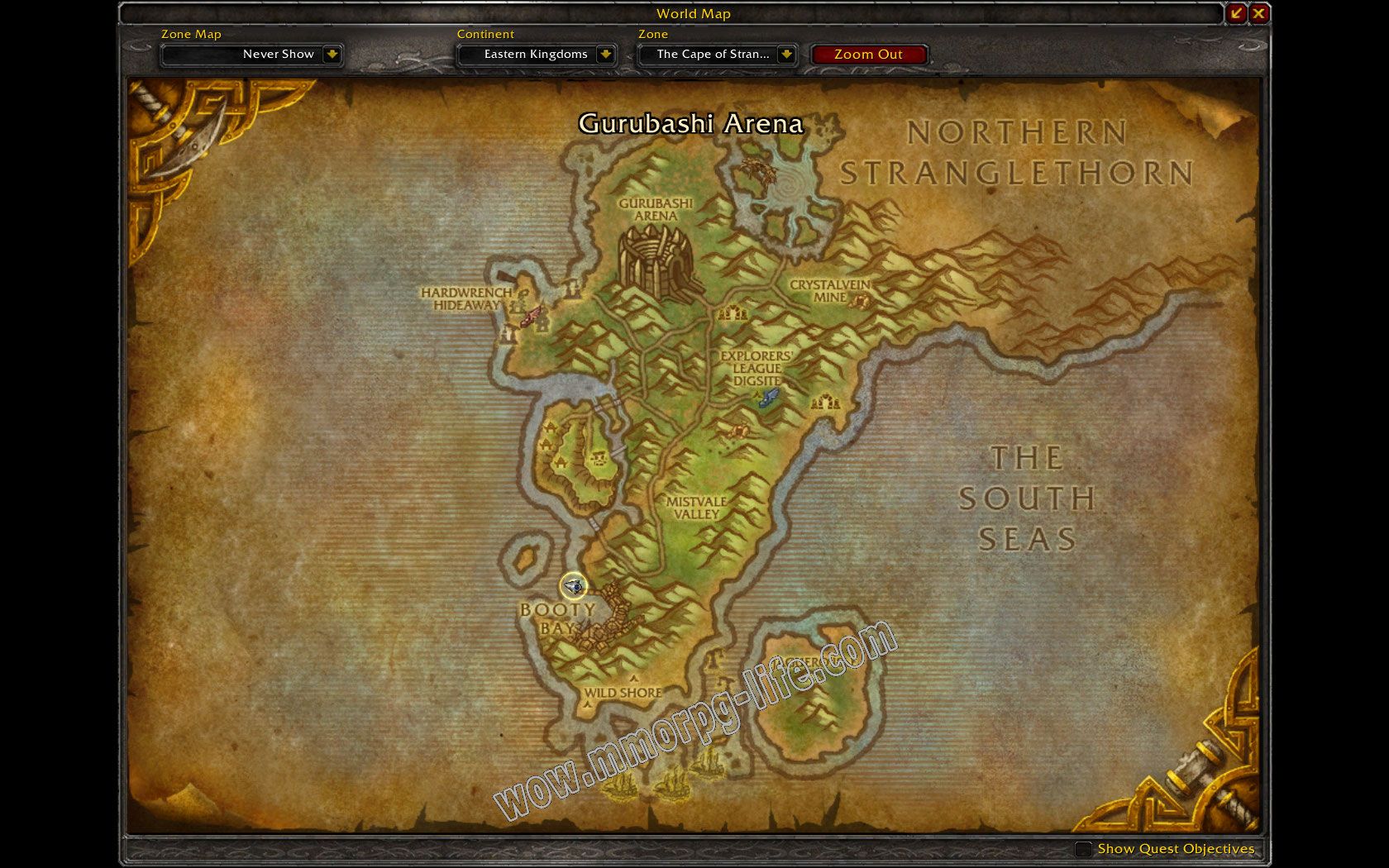 Quest: The Call of Kalimdor, objective 1 image 1225 middle size